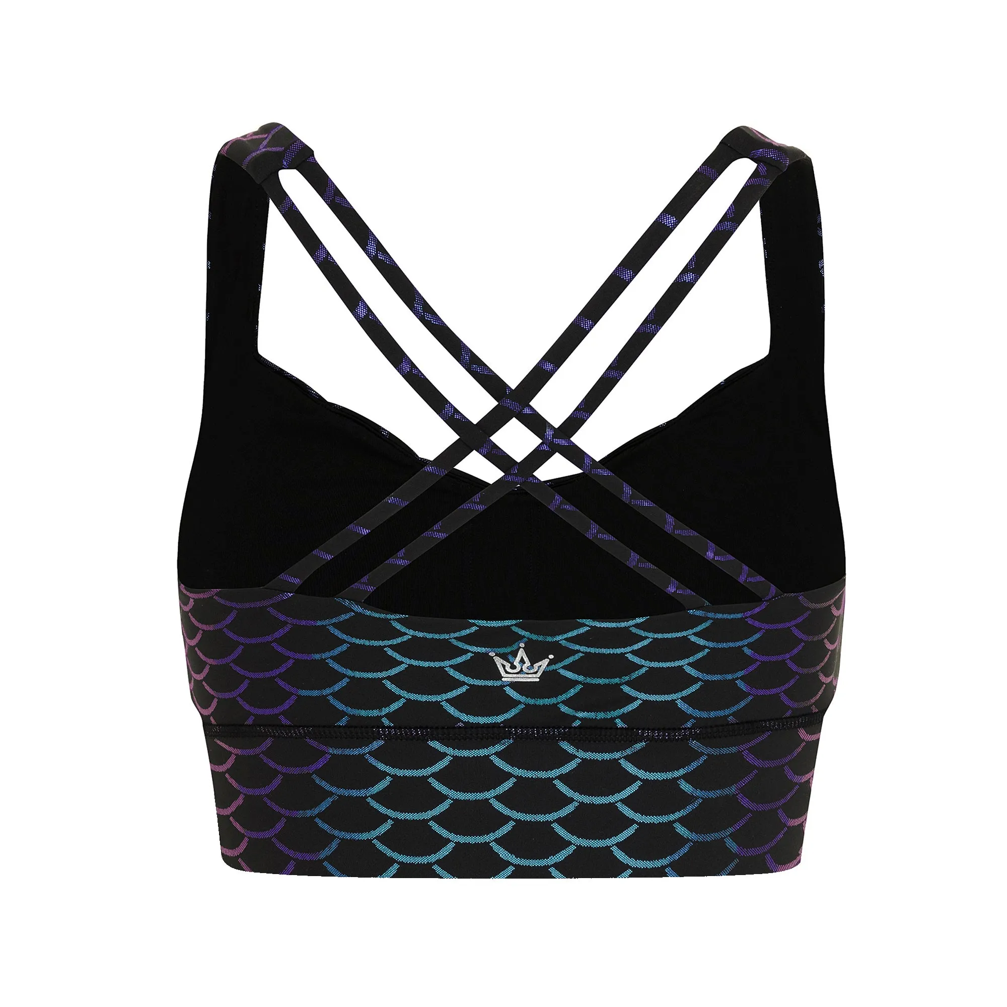 High-impact Comfortable fit Mermaid Dragon Sports Bra