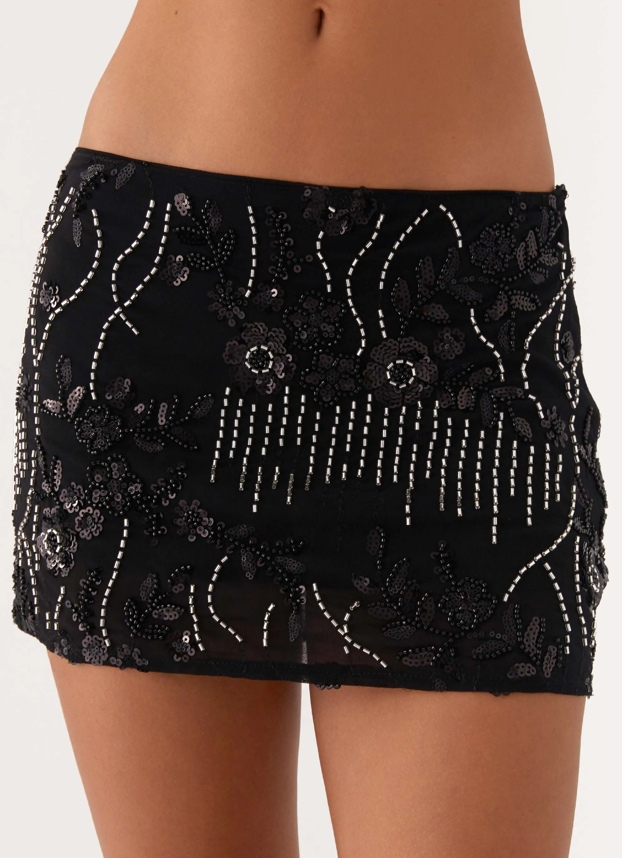 City Ready Adored By You Mini Skirt - Black
