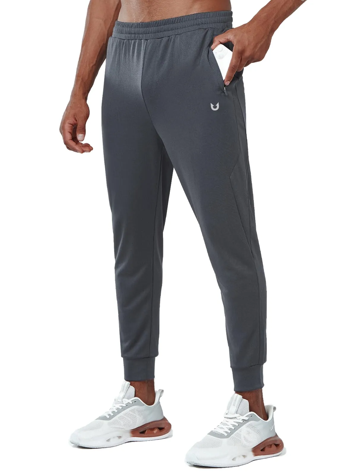 Men's Exercise Workout Joggers Tapered Lightweight Pants For Gym Hiking Neutral Style AllDayComfort