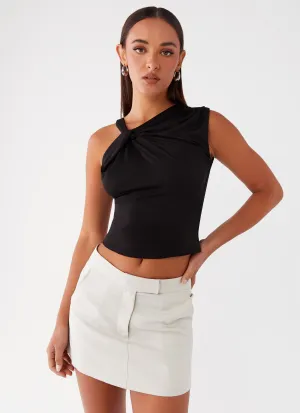 Vouge Low Rise Mini Skirt - Grey Bold Design elegant design