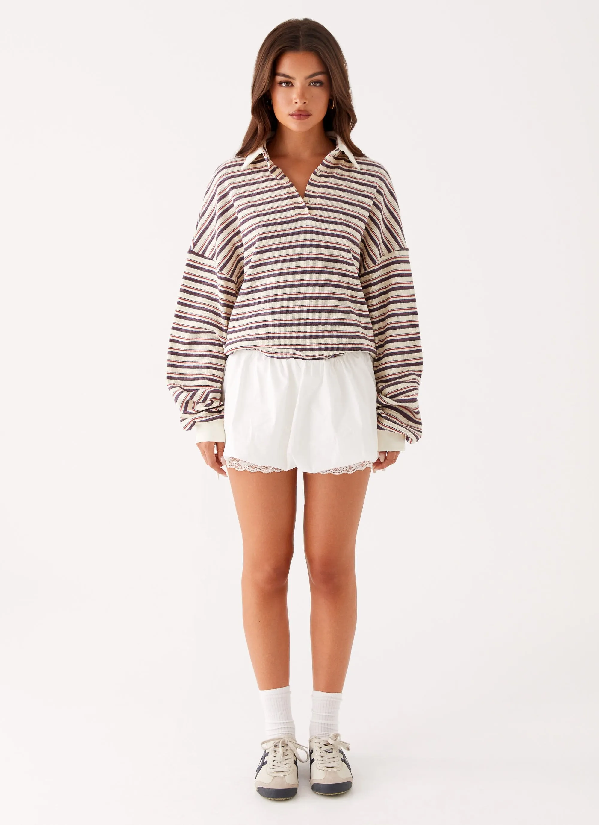 Lounge Ready All Mine Bubble Skort - White