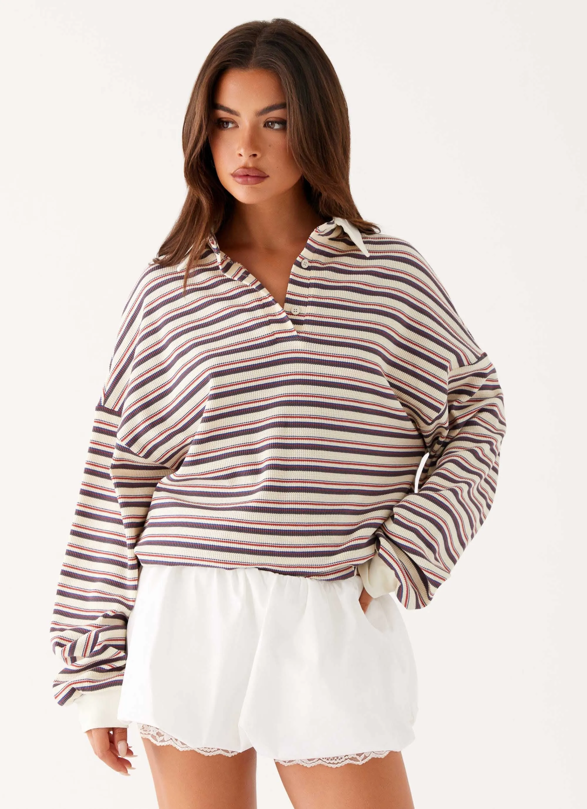 All Mine Bubble Skort - White Smart Blend Luxe Touch