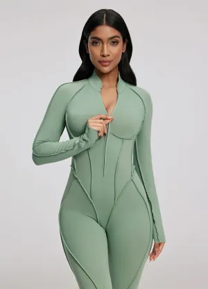 Full-Length Catsuit Casual Outdoor Wedding Casual