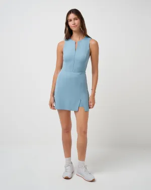 Stretchable Material Faith Core Sunfire Zip Dress