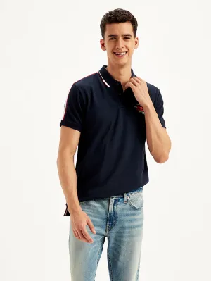 Outdoor Adventure Men's Solid Slim Fit Polo T-shirt