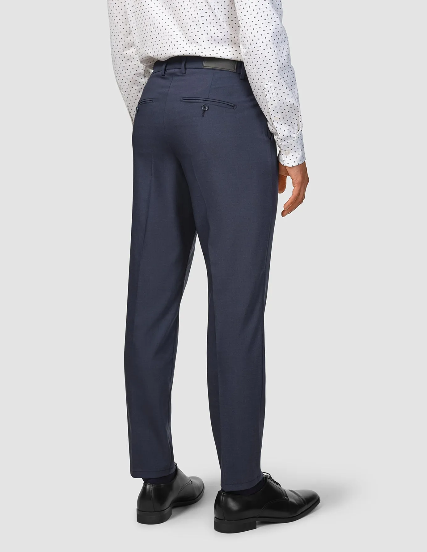 Tech Wool Suit Pants Regular Navy ReflectiveAccentDetails