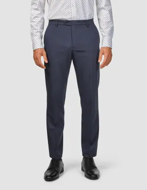 Relaxed Fashion Comfy Waistband Tech Wool Suit Pants Regular Navy