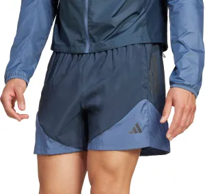 Microfiber Blend Fabric ReflectiveAccents adidas Own The Run 7 Inch Mens Running Shorts - Blue