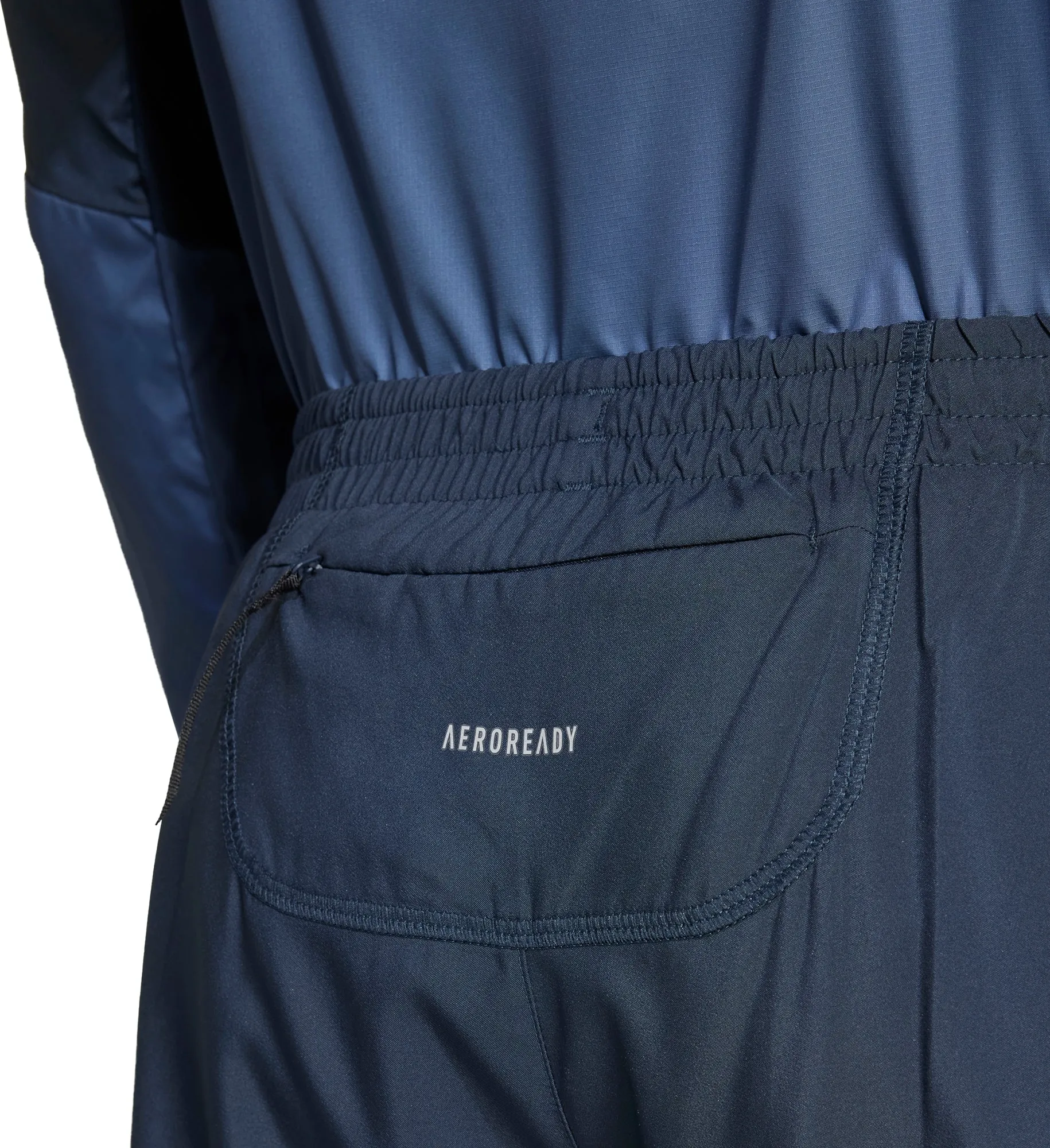 adidas Own The Run 7 Inch Mens Running Shorts - Blue Layered Panel Design vest