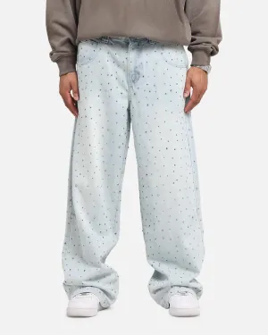 Clean Fashion Saint Morta Amplus Glamourama Jeans Blue Dust