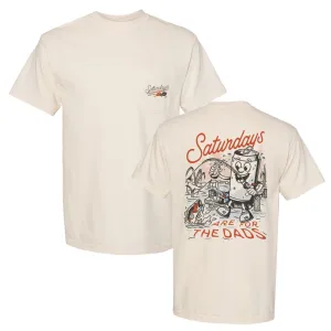 Saturdays Are For The Dads Fishing Pocket Tee Affordable accessibility AntiStatic Properties
