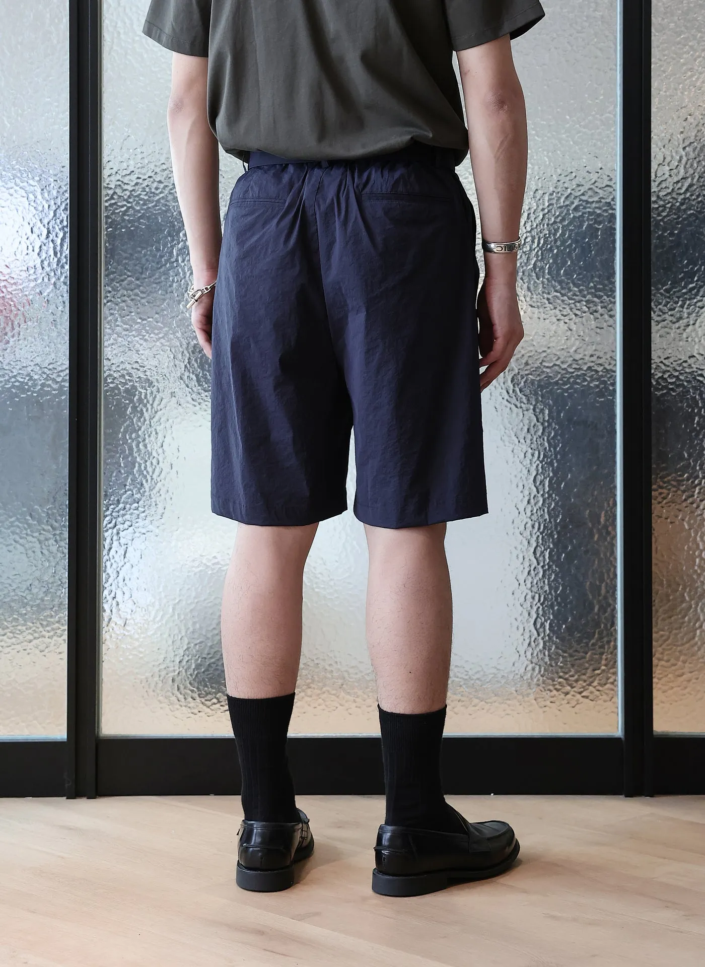 Nylon Wide Shorts PrecisionTailoring