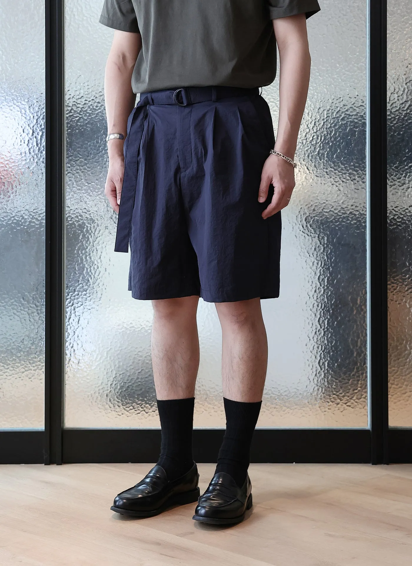 Nylon Wide Shorts NonRestrictive Fit
