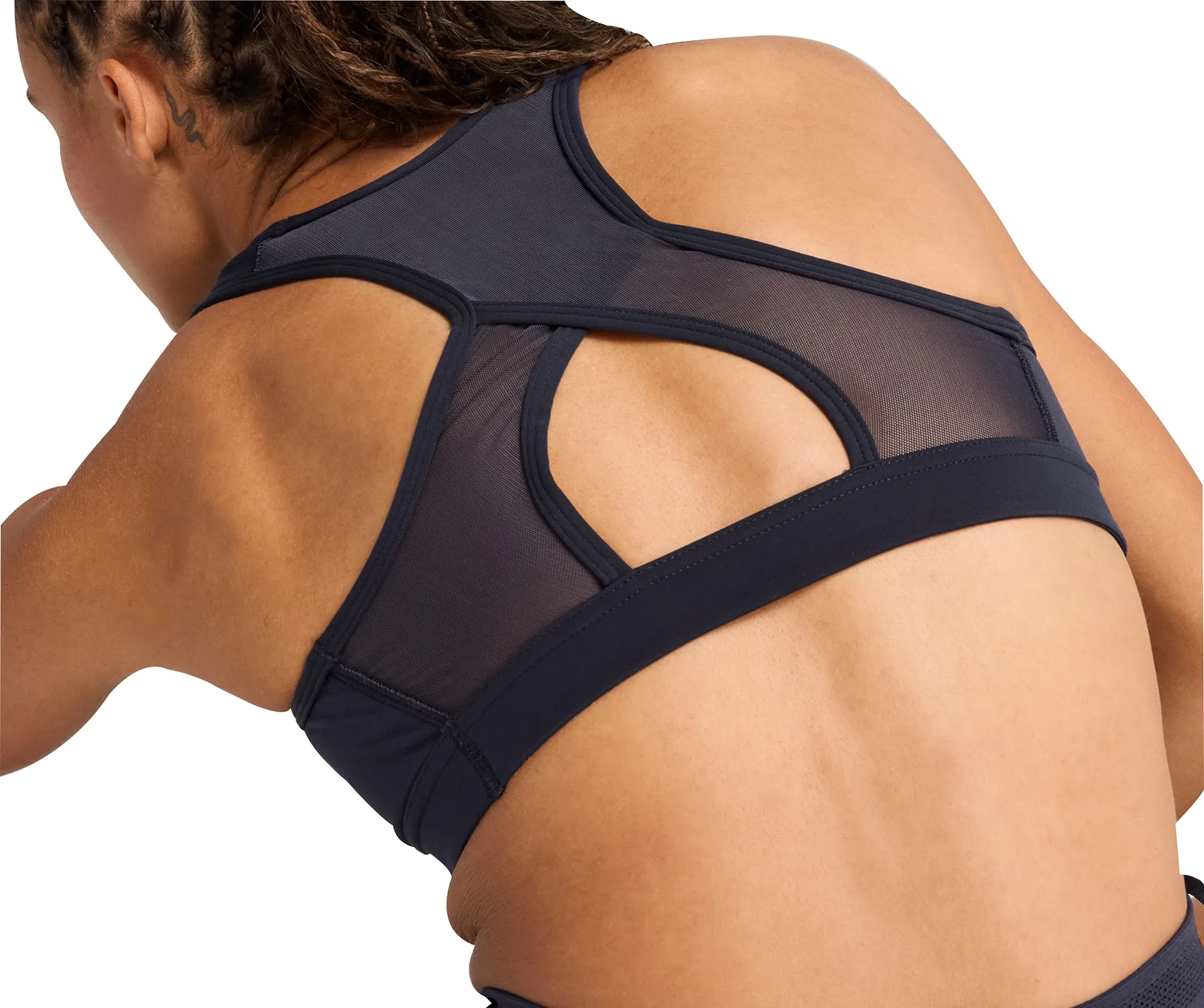 Puma X SAYSKY Womens Running Sports Bra - Blue Orange Flexible Support Frame