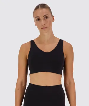 SuperSoft V-neck Bra Polyester fabric