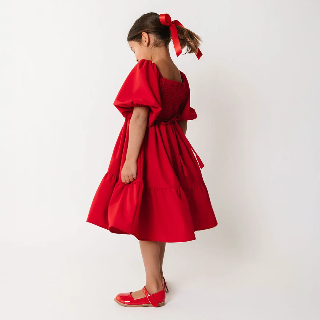 Smart Wear Pure Core Mini Middleton Dress, Crimson