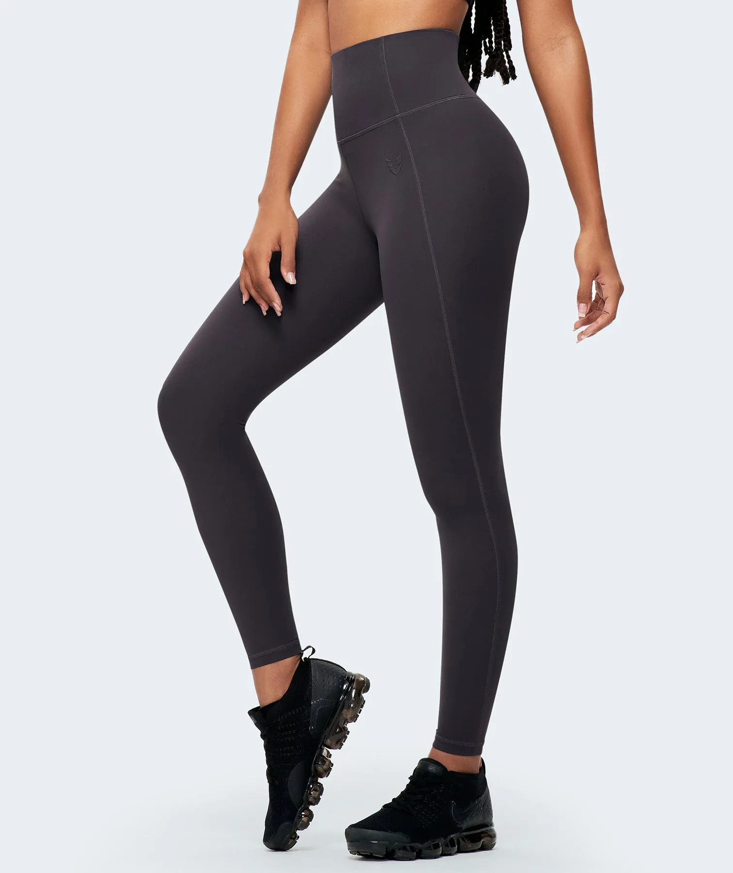 Chill Day Cold Weather Nakedfeel High Waisted Leggings - Tephra Gray