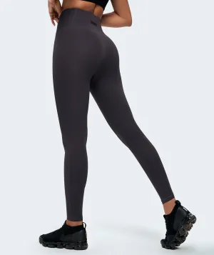 All Fit Pilates Session For Men Nakedfeel High Waisted Leggings - Tephra Gray