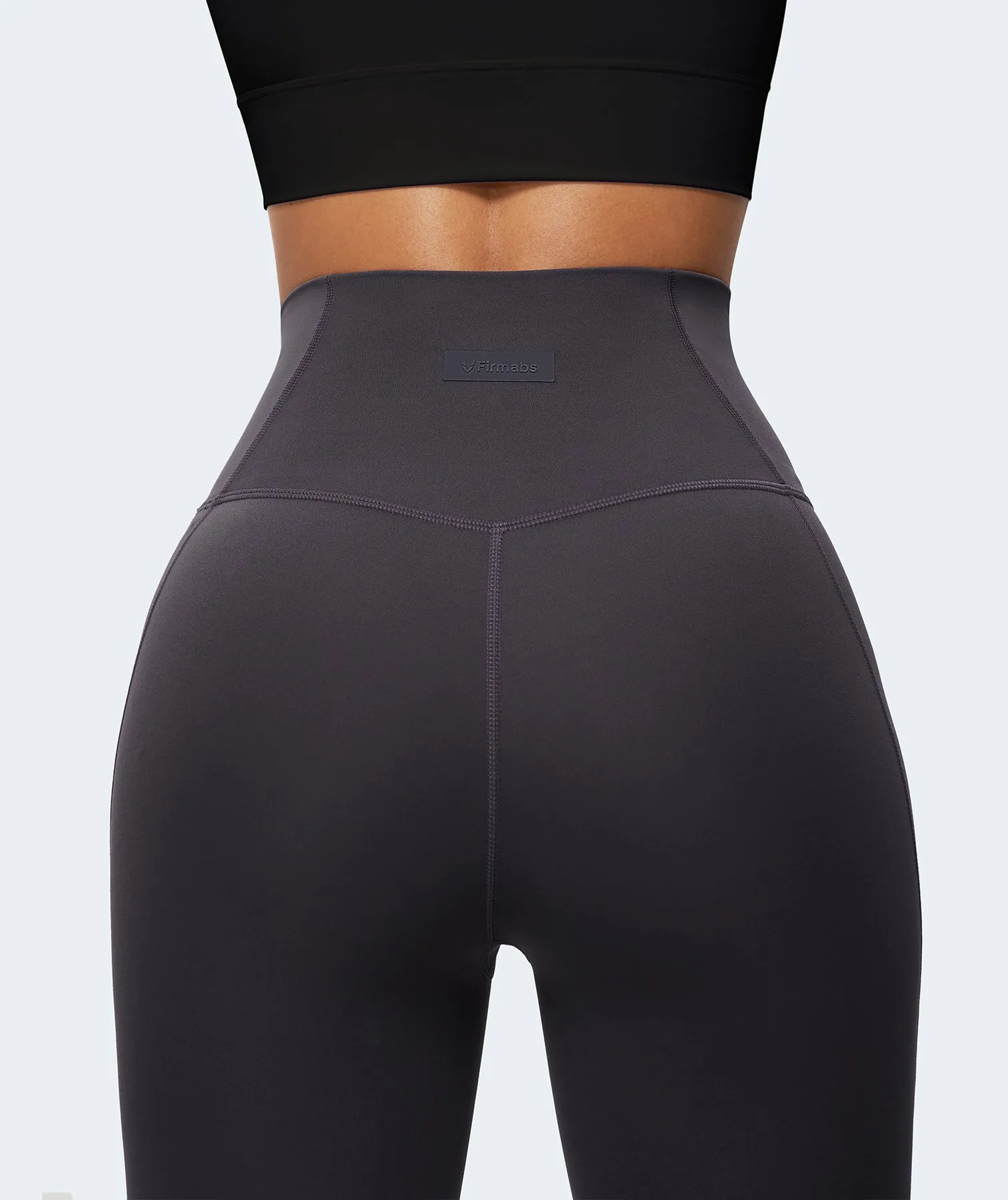 Nakedfeel High Waisted Leggings - Tephra Gray Dance Practice Petite Size