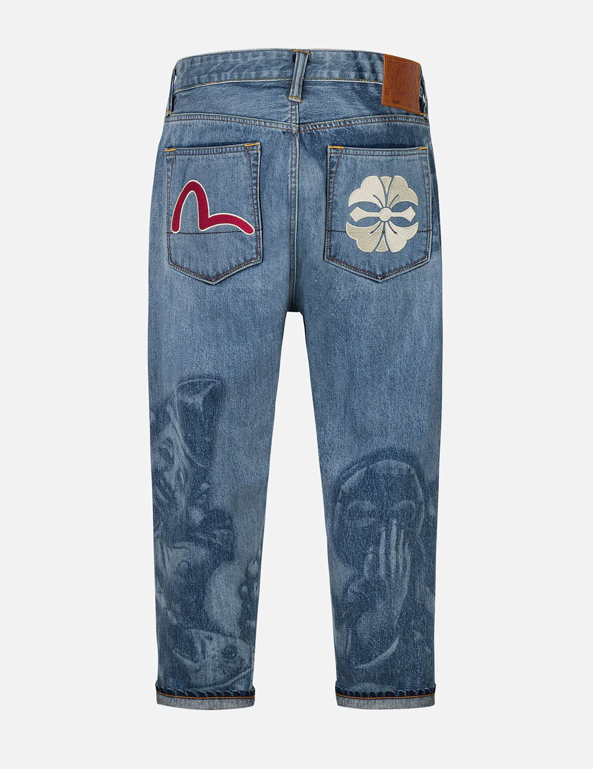 ??~???^?????? #2027 Street Fashion Parent Style Shrink Resistant Denim