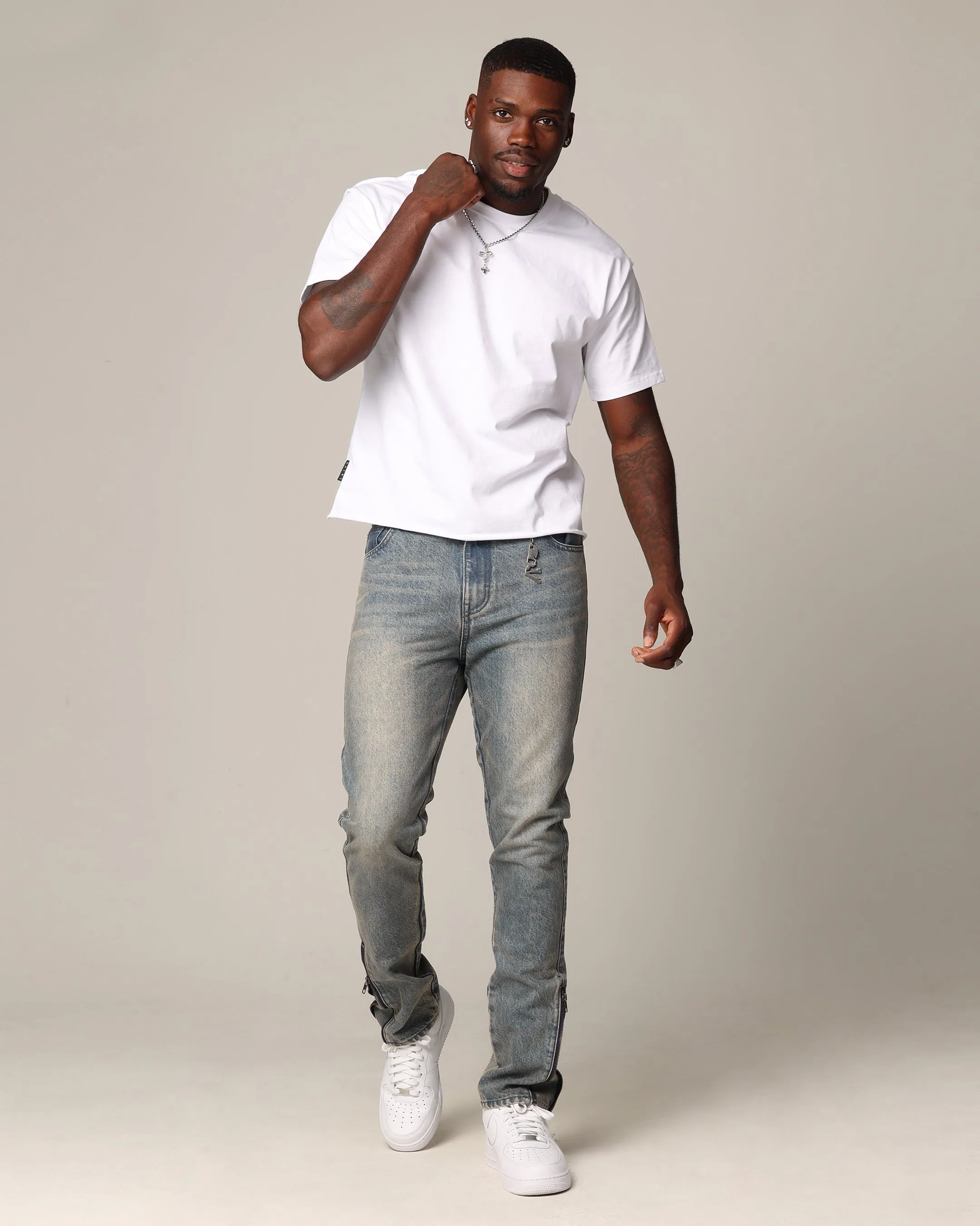 Outfit Vibe Saint Morta Fimi Jeans Dirty Blue