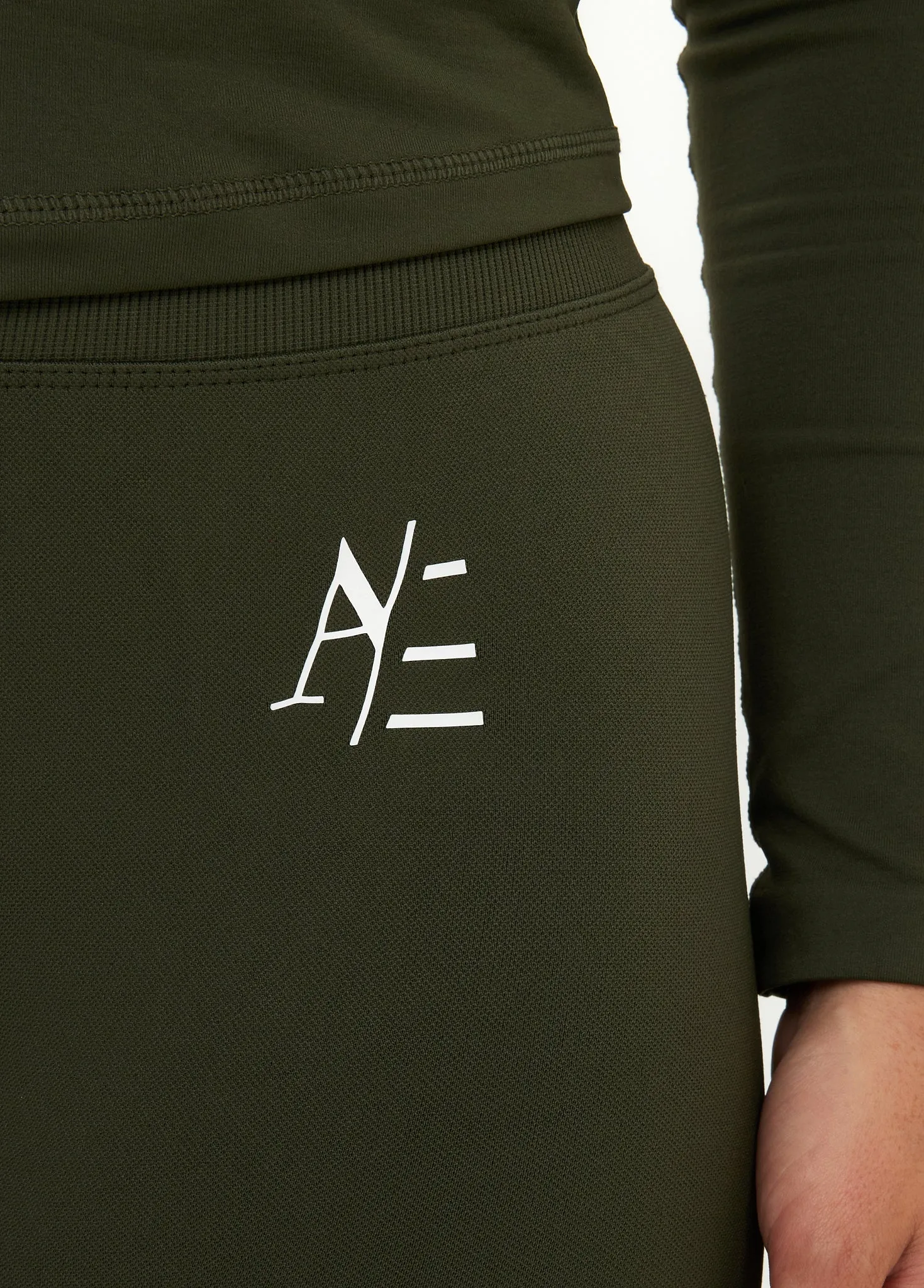 Sportlegging Forest Green Squat Proof Fabric