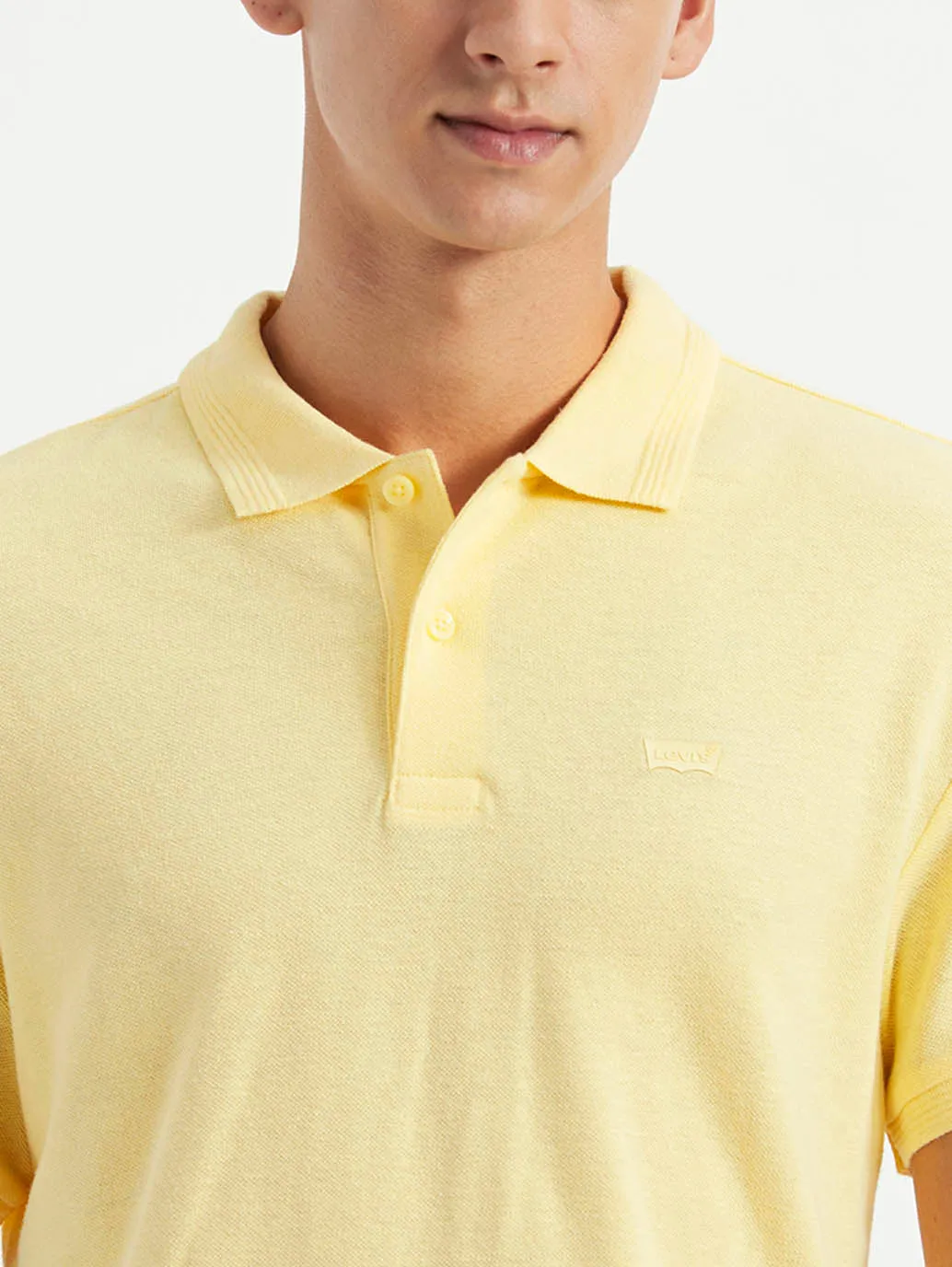 Men's Solid Slim Fit Polo Linen T-shirt Trendy Business Mesh Lined Back