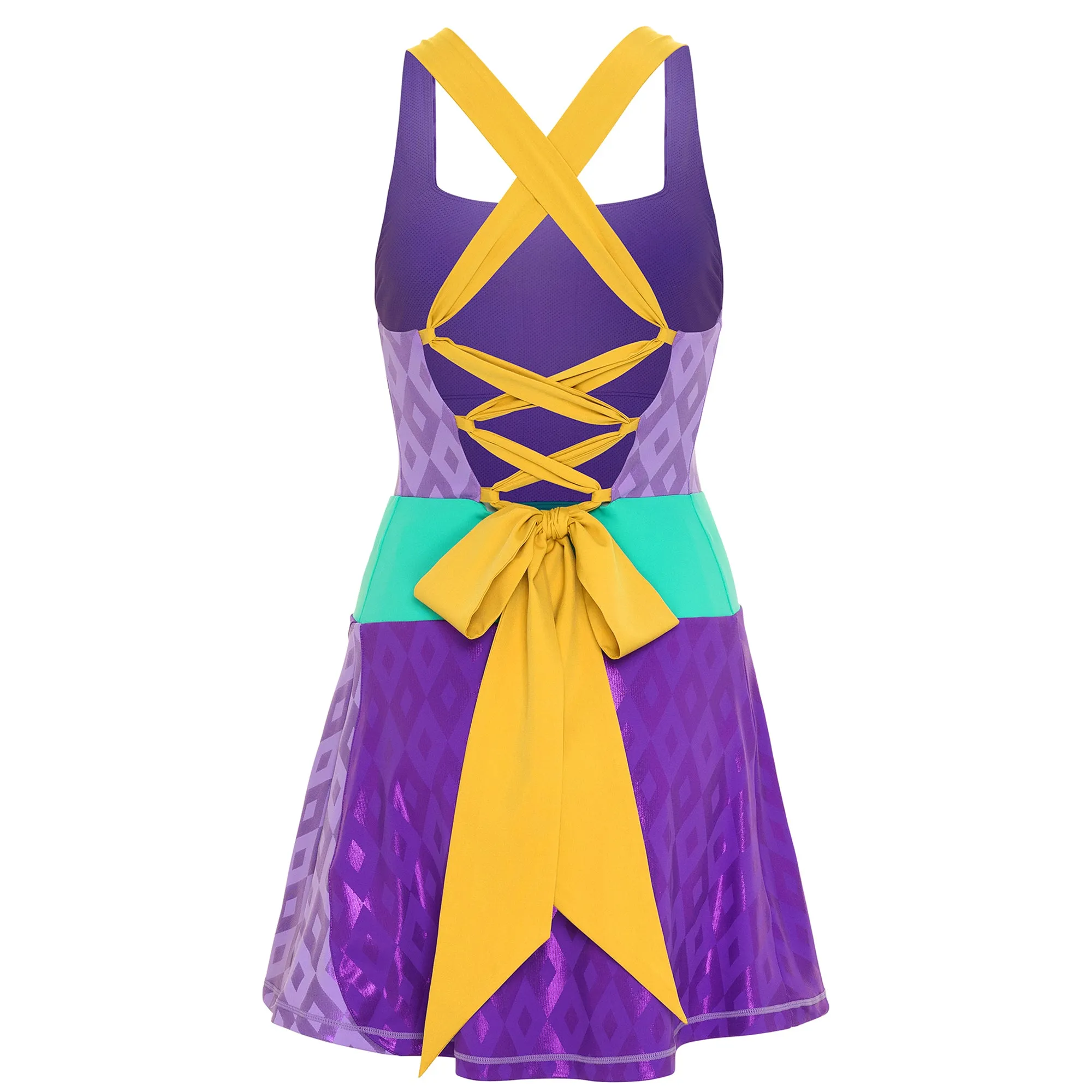 Retro Mood Dancing Dame Athletic Dress