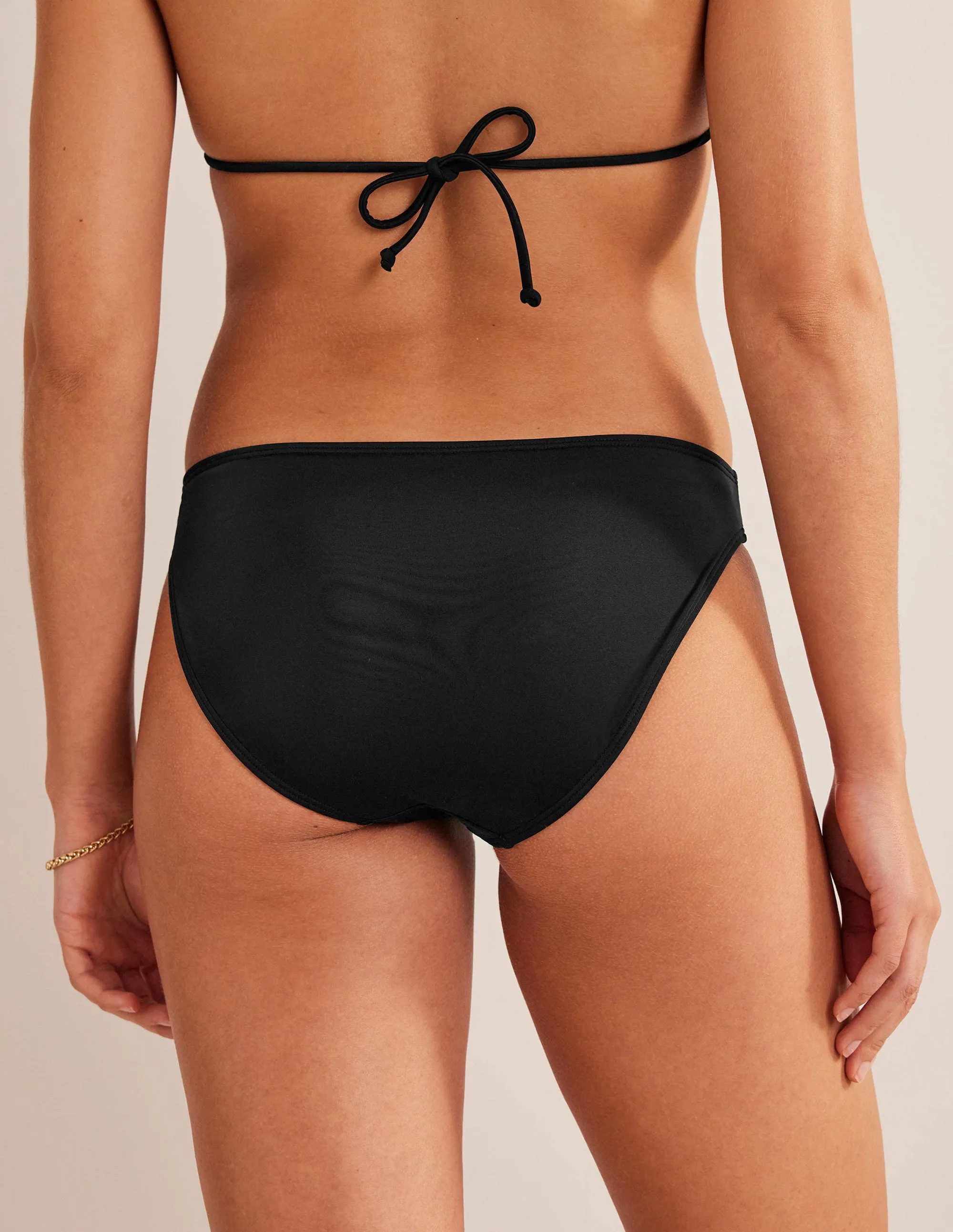 Classic Bikini Bottoms-Black Petite Fit