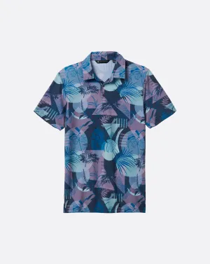 Summer Party Four Button Placket Featherweight Summer Polo