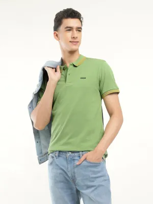 ZeroIrritation Seams Men's Solid Polo T-Shirt