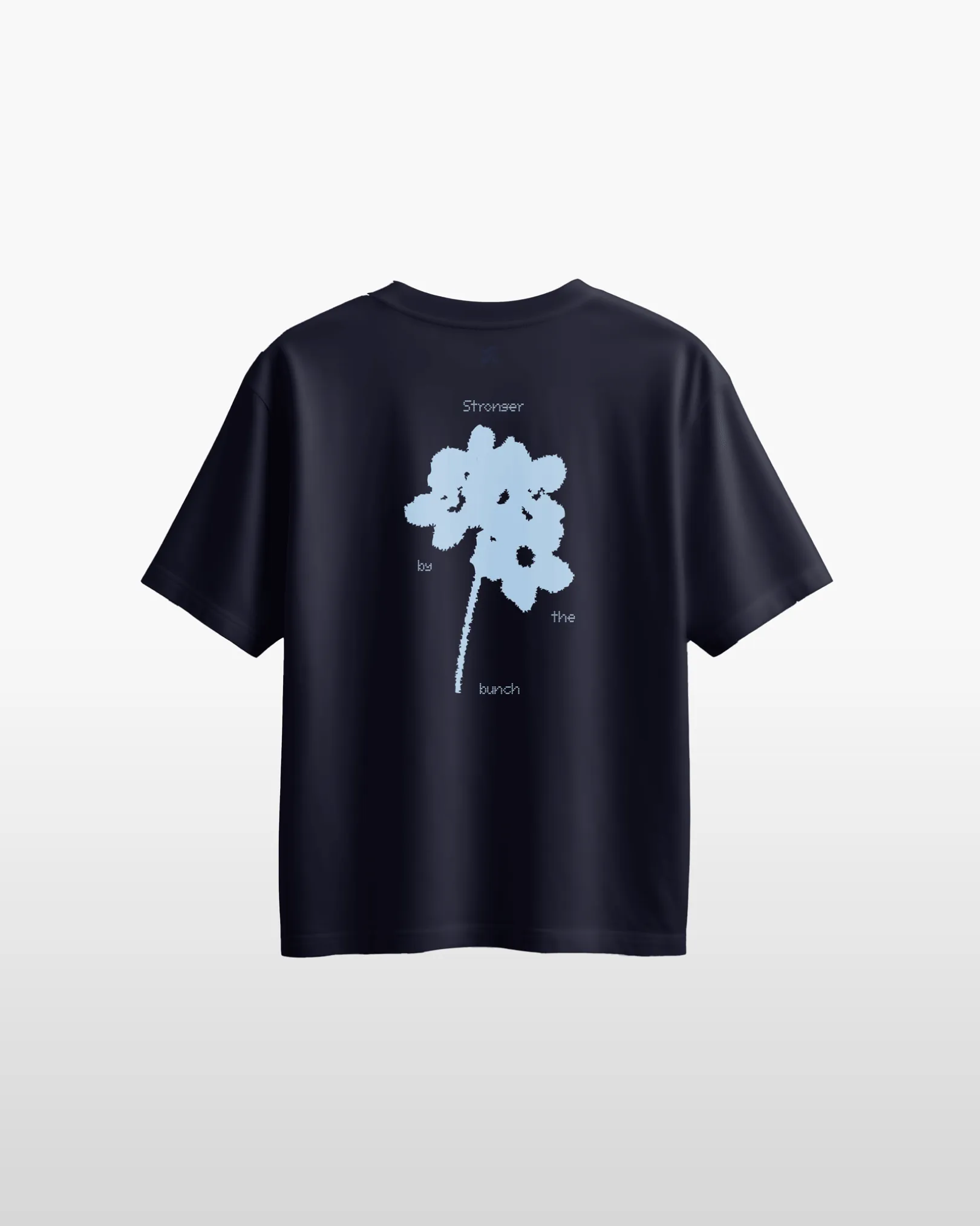 Graphic Oversized Tee in Ocean (Stronger) Relaxed Comfort Look