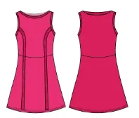 Cartagena Retreat Dress Vibrant Movement Gloss Finish