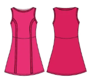 Cartagena Retreat Dress Vibrant Movement Gloss Finish