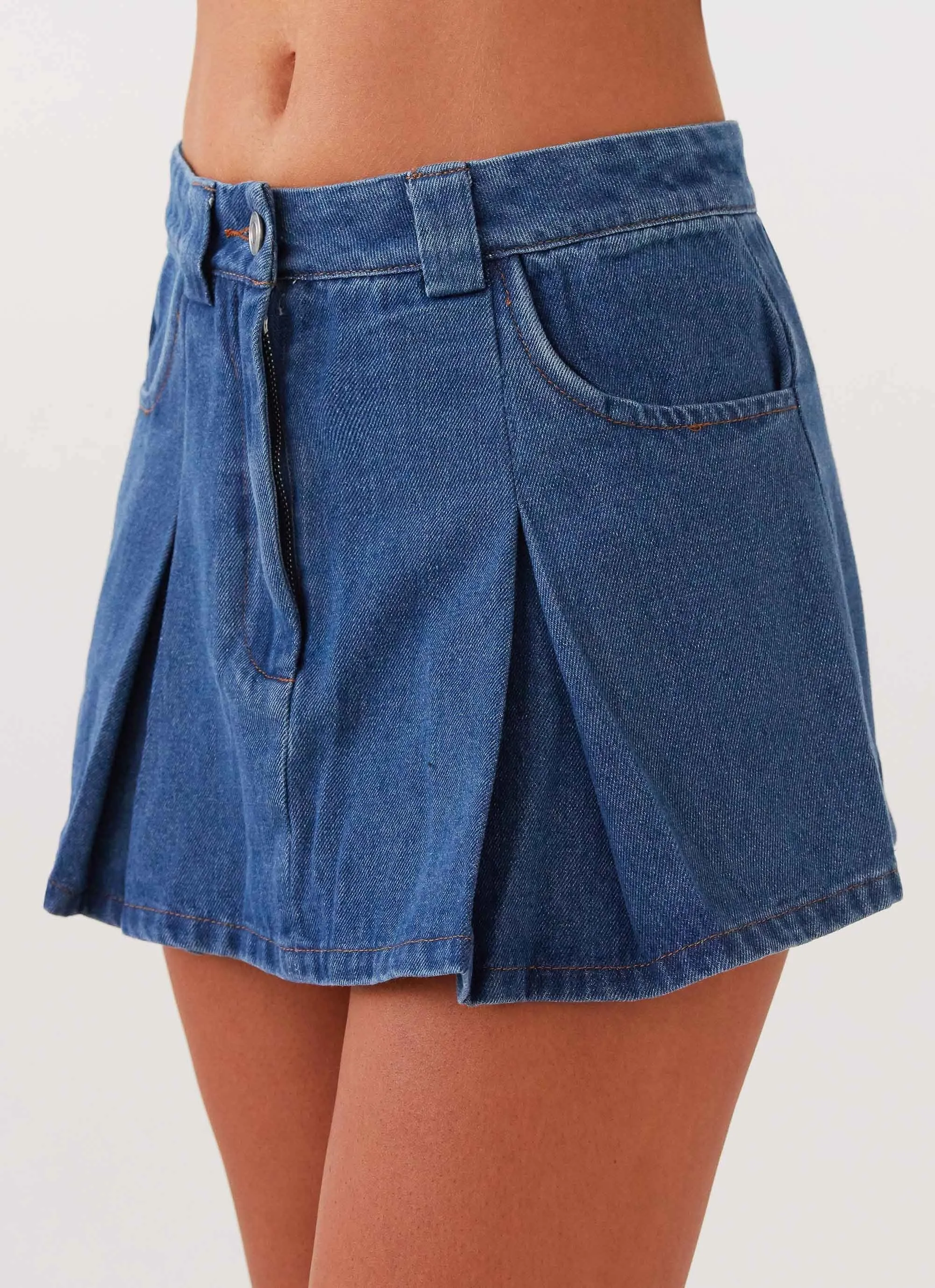 Ashlyn Denim Mini Skirt - Indigo Fresh Appeal