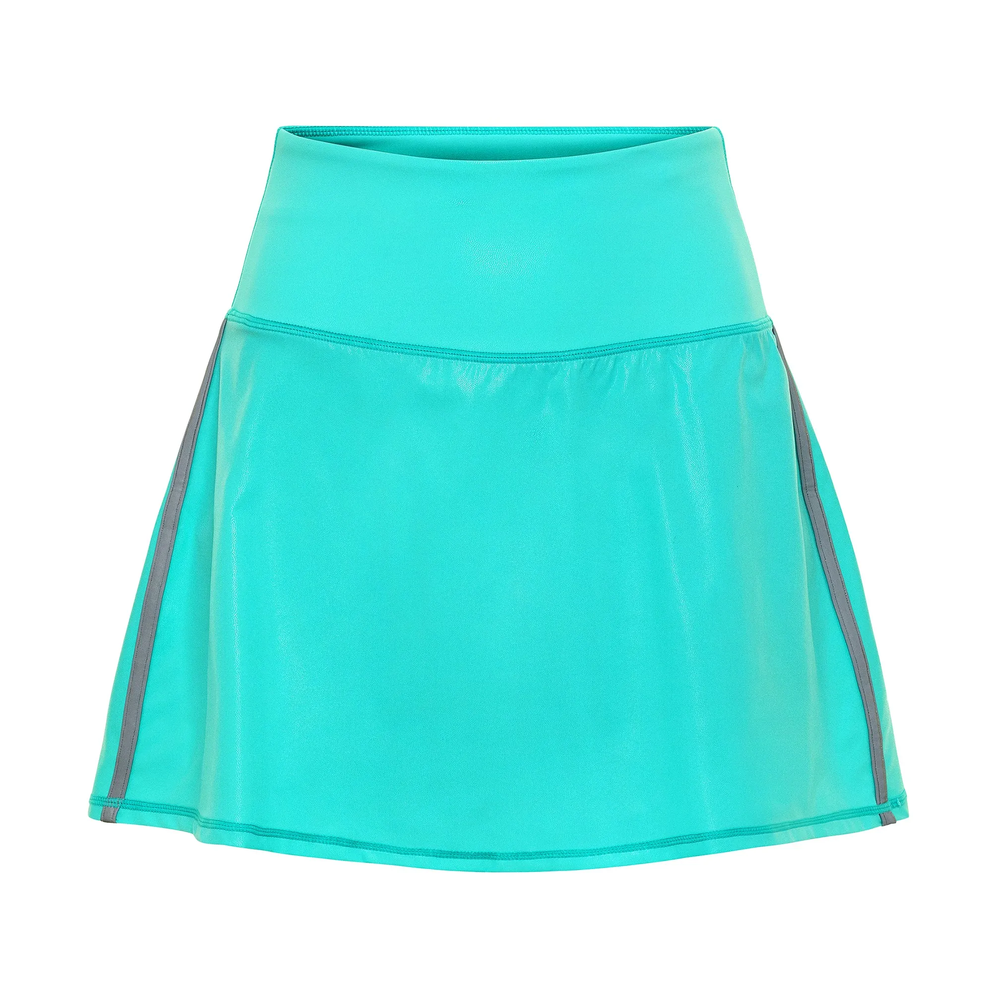 Electric Lagoon Athletic Skort Modern Texture
