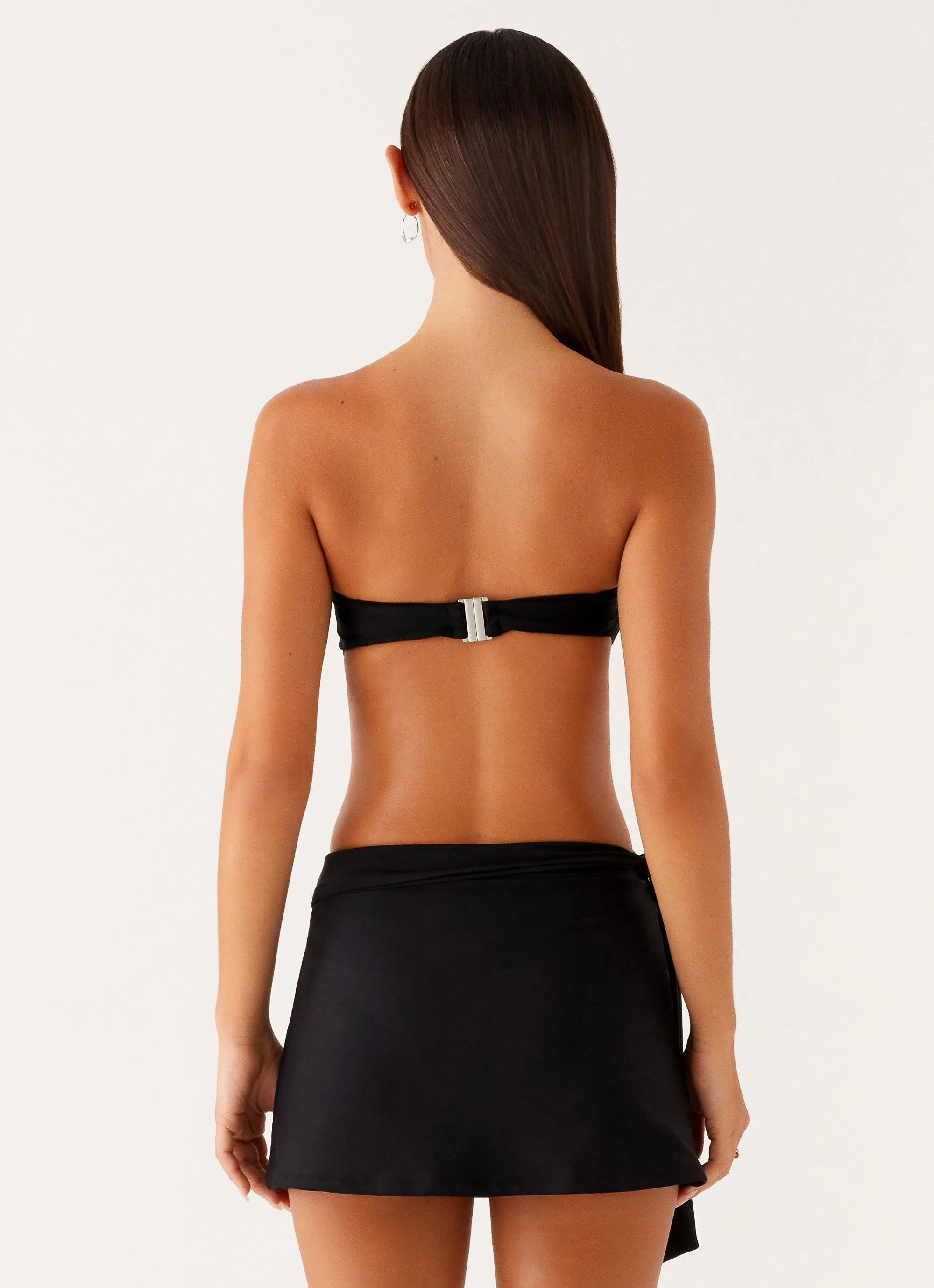 Refined fit Ellie Swim Mini Skirt - Black