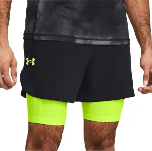 light feel Anniversary Gift Under Armour Vanish Elite 2 In 1 Mens Running Shorts - Black