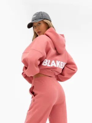 hunting clothes Skiing wear Amelie Oversized Hoodie - Sunrise Coral