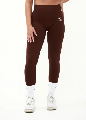 Indoor Exercise Compression Support All Ages Travel Outfit Sportlegging Cinnamon Brown