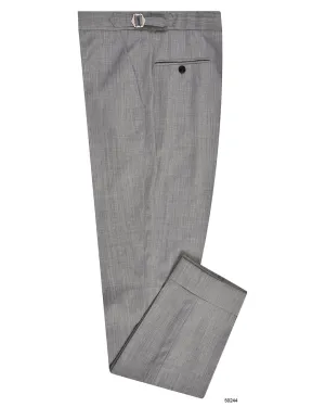 Cozy Essentials Tapered leg Washable Wool Light Grey Dress Pant