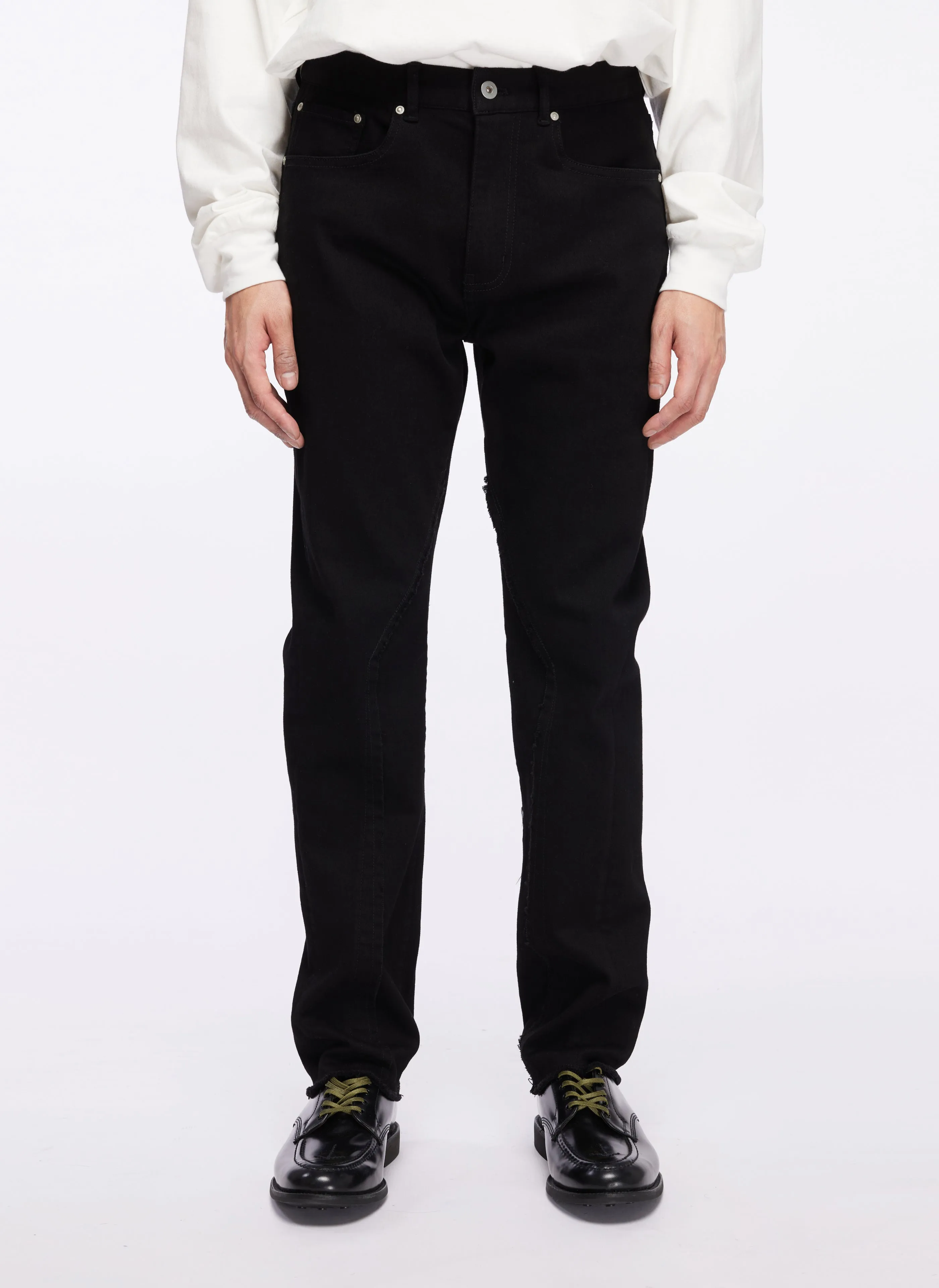ErgonomicCut Run Core 9.8oz Cotton Polyester Spandex Slit Jeans