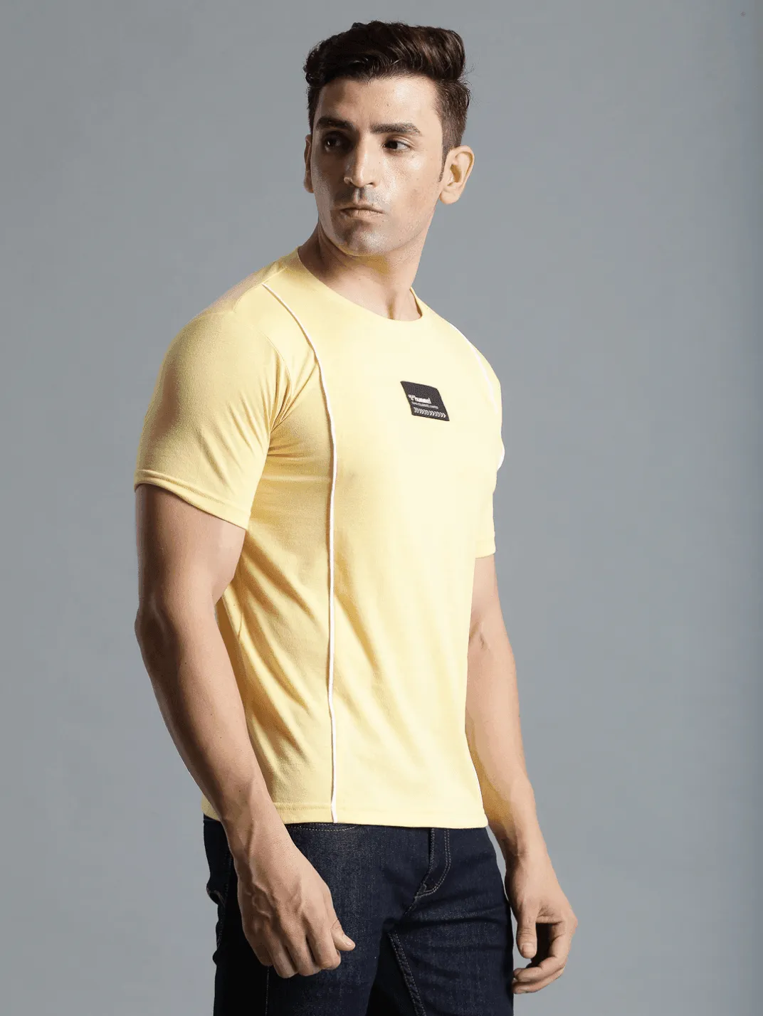 Ivan Cotton Poly T-Shirt Fire Glow