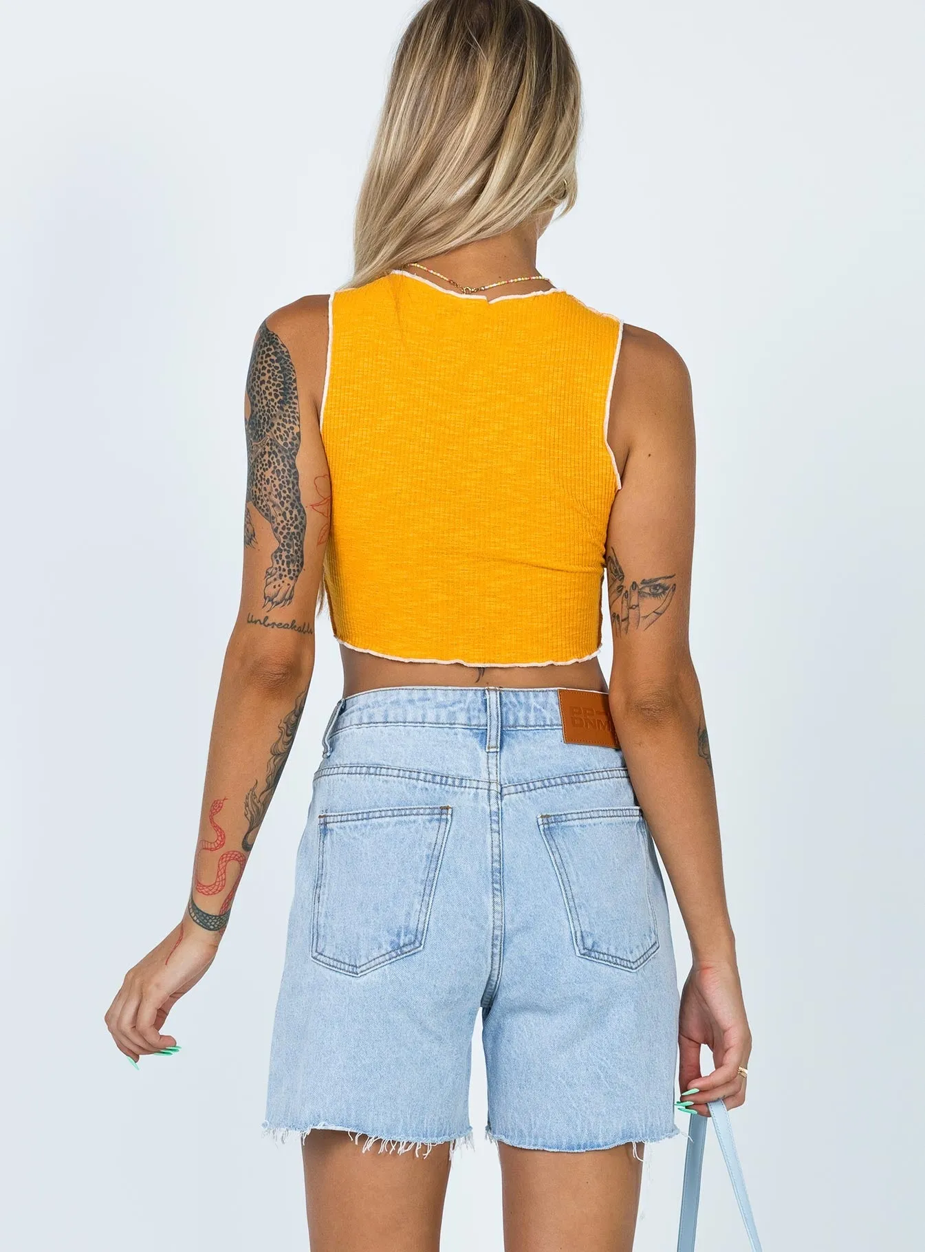 Cultural Fit Charm Core Maggie Denim Shorts Denim