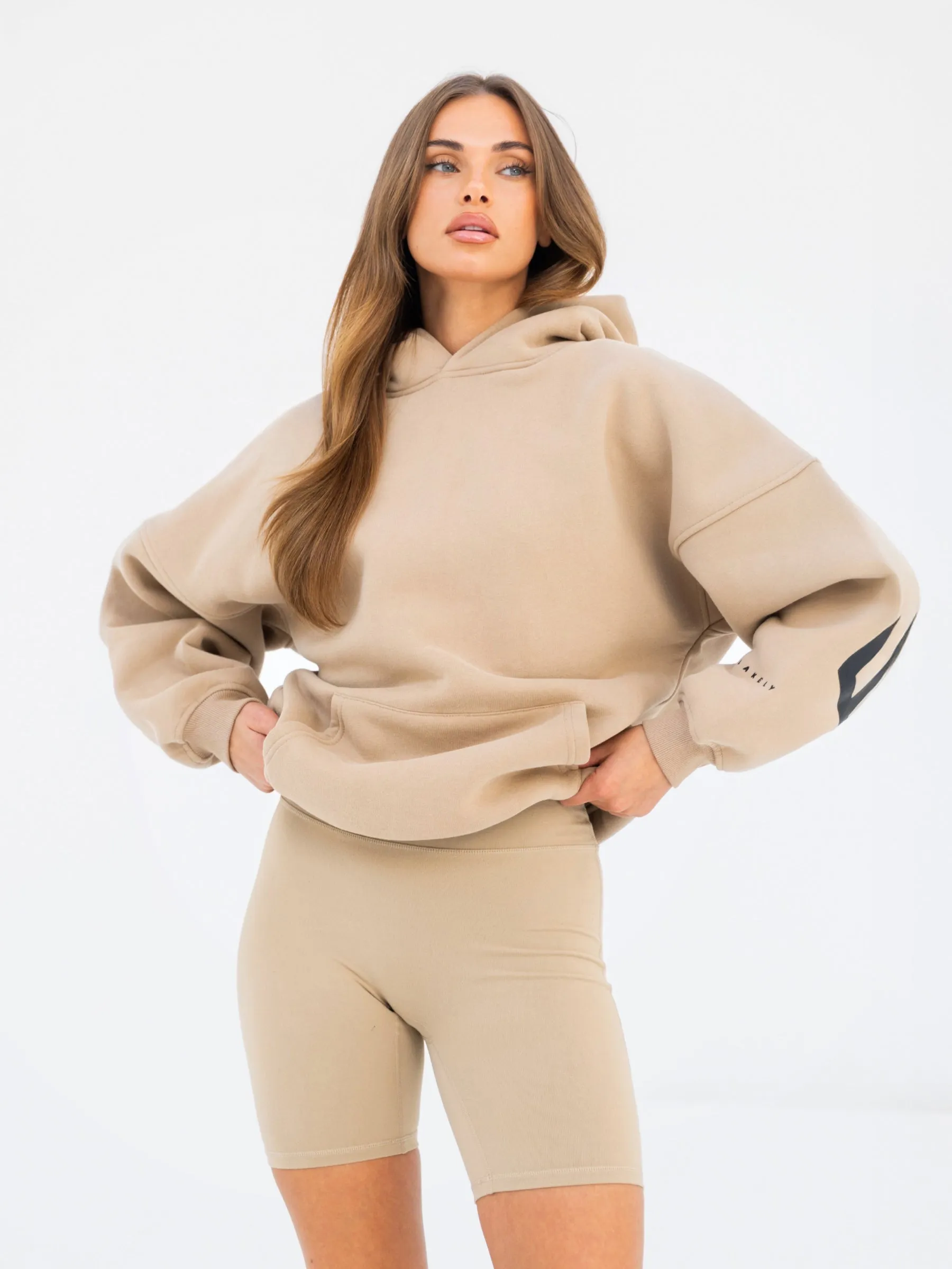 Stylish Layer Warm Layer Isabel Oversized Hoodie - Tan