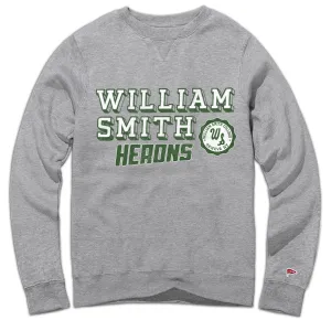 William Smith Vintage Campus Crewneck Sweatshirt Daily Uniform Triple Stitched Seams