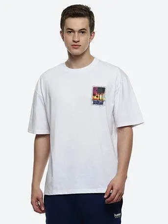 Vacay Oversized T-Shirt Trend Glow SheerLayeredPanels