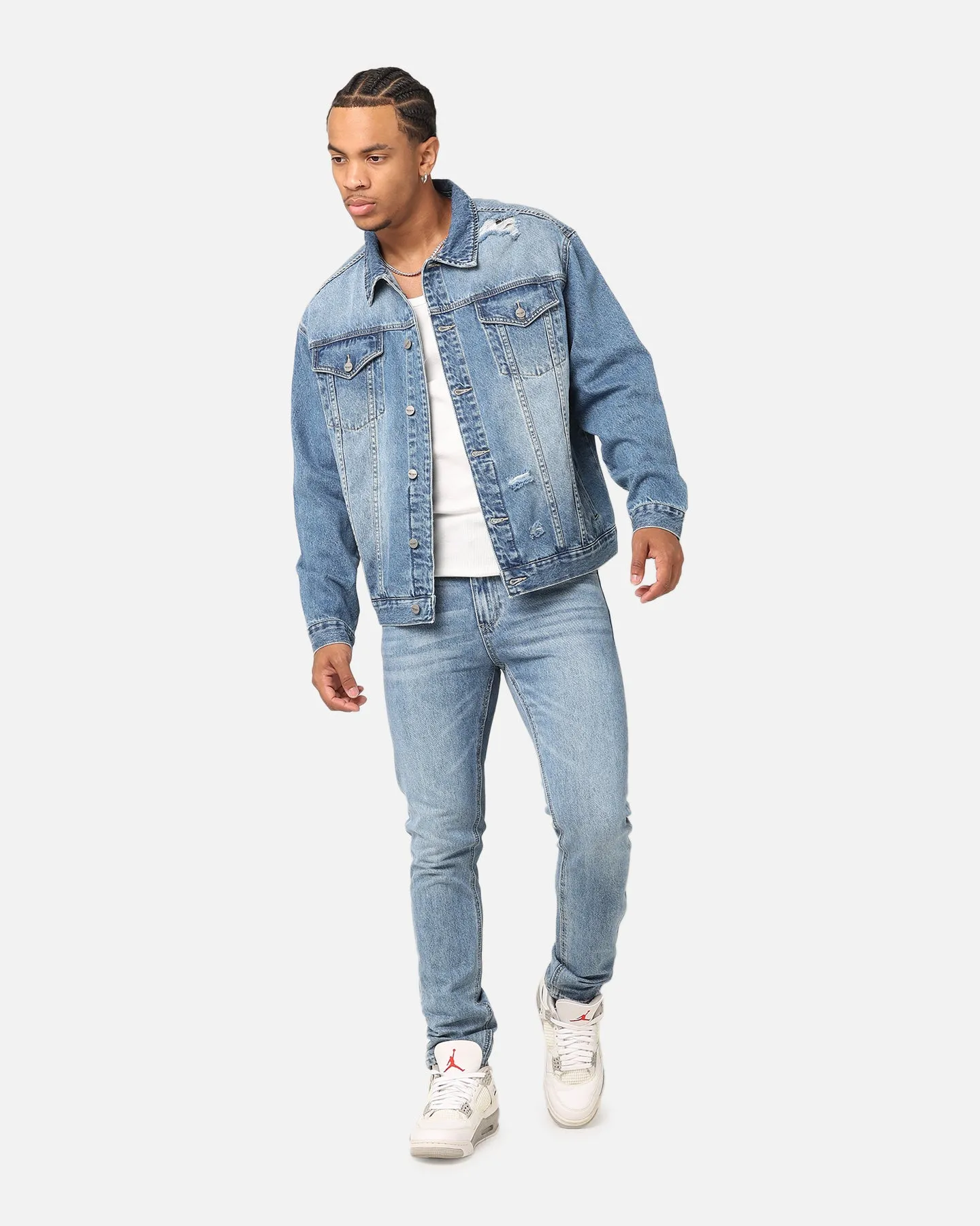 Saint Morta Fimi Jeans Blue Denim Spring Mood Party Look Classic Unisex Wear Premium