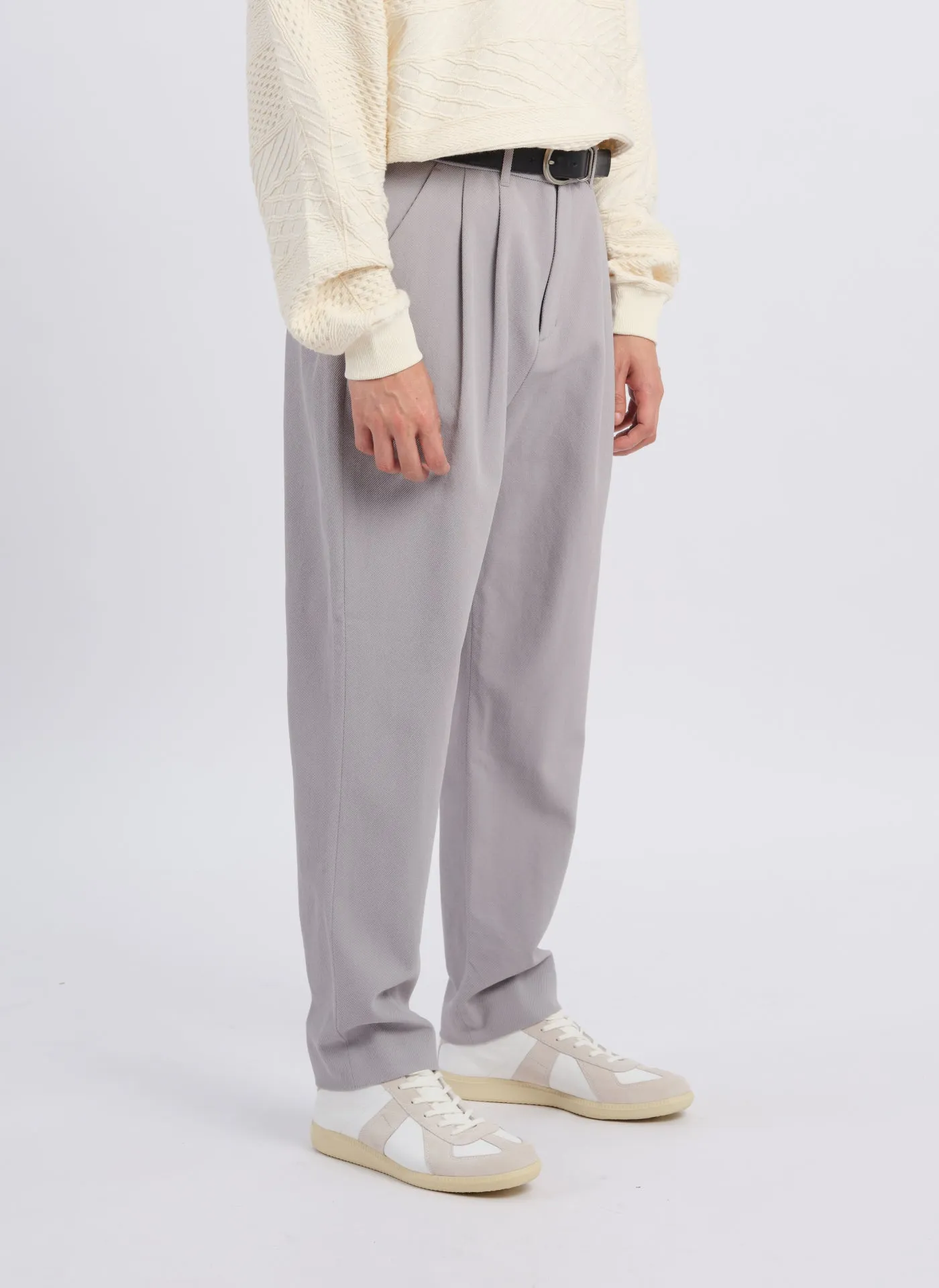NonSlipTrims Solotex Garbardine (Work) Ankle Length Relax Tapered Pants [P-10]