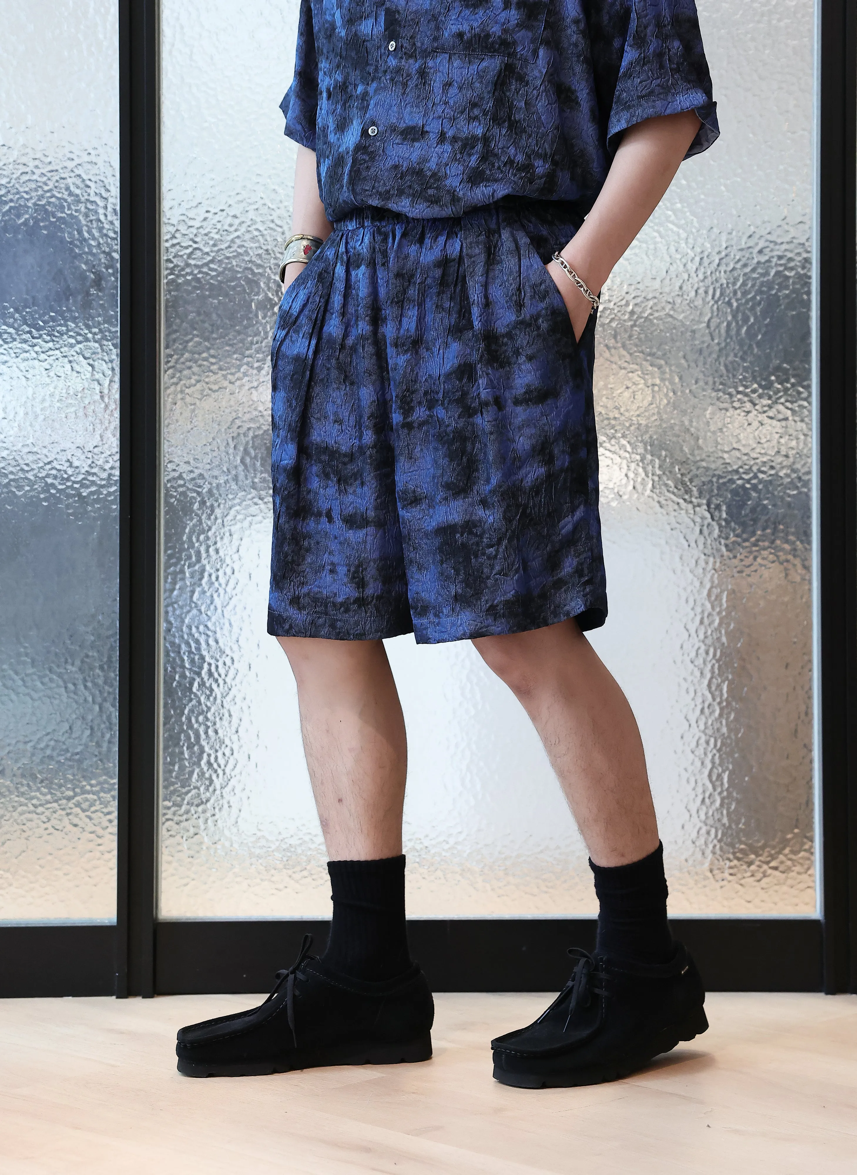 StaticResistantTextile Tale Core Jacquard Crinkle Shorts